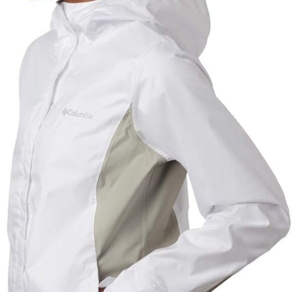 Columbia Women's Arcadia Ii Jacket S Color: White/Flint Grey - Picture 1 of 6